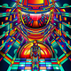 Illustration for article titled Gaze deeply into these trippy neon 1-point perspective movie posters